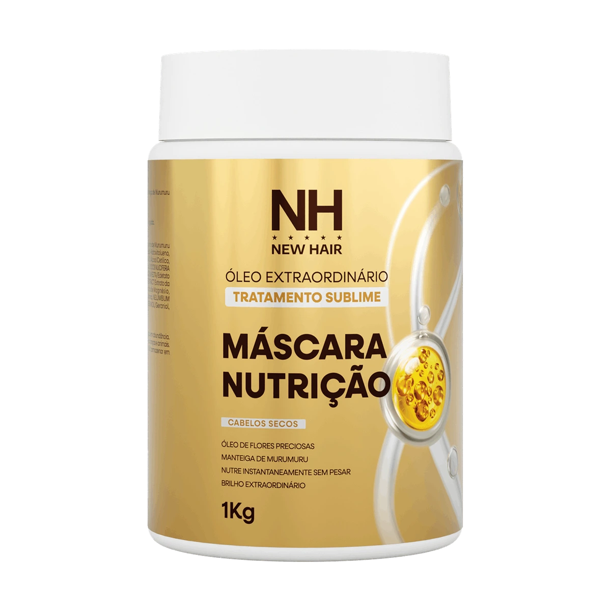 Máscara Óleo Extraordinário New Hair 1 kg